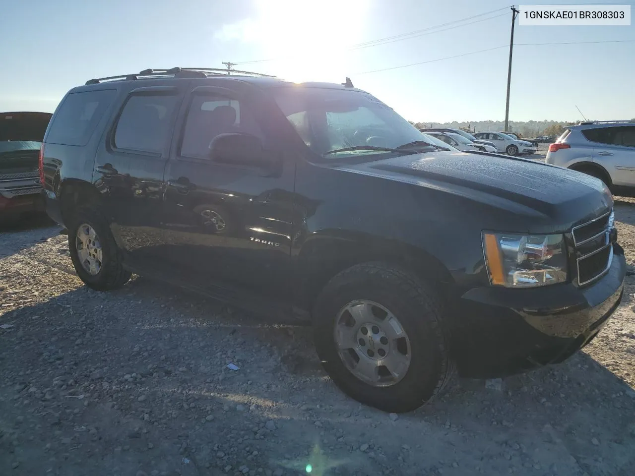 2011 Chevrolet Tahoe K1500 Ls VIN: 1GNSKAE01BR308303 Lot: 76412294