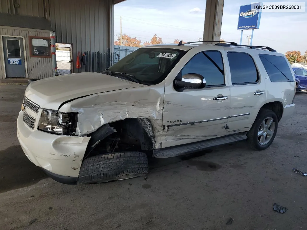 2011 Chevrolet Tahoe K1500 Ltz VIN: 1GNSKCE09BR268001 Lot: 76615834