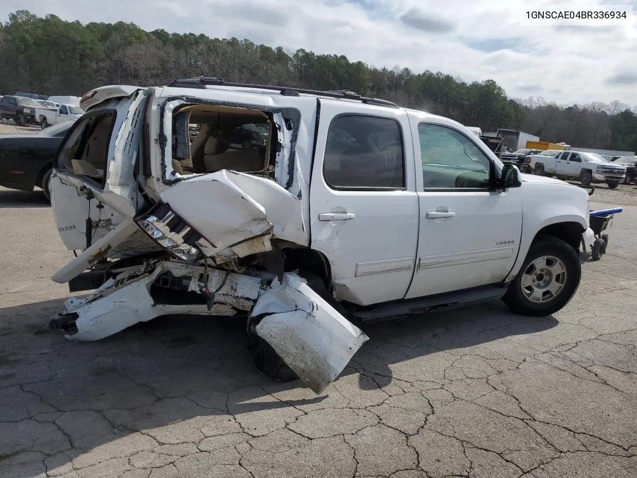 2011 Chevrolet Tahoe C1500 Ls VIN: 1GNSCAE04BR336934 Lot: 76671904