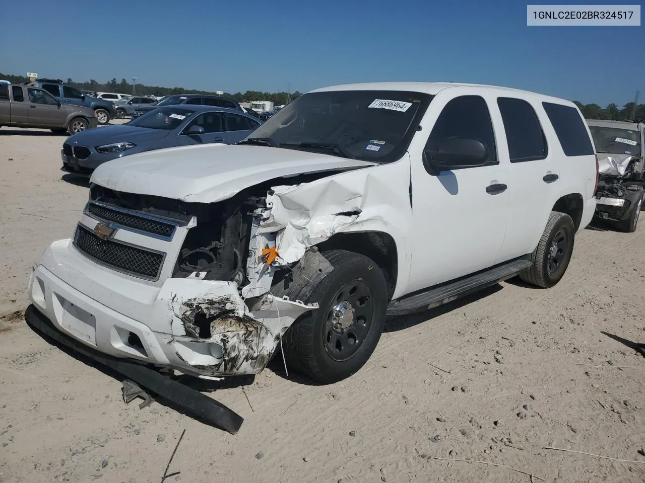 2011 Chevrolet Tahoe Police VIN: 1GNLC2E02BR324517 Lot: 76686964