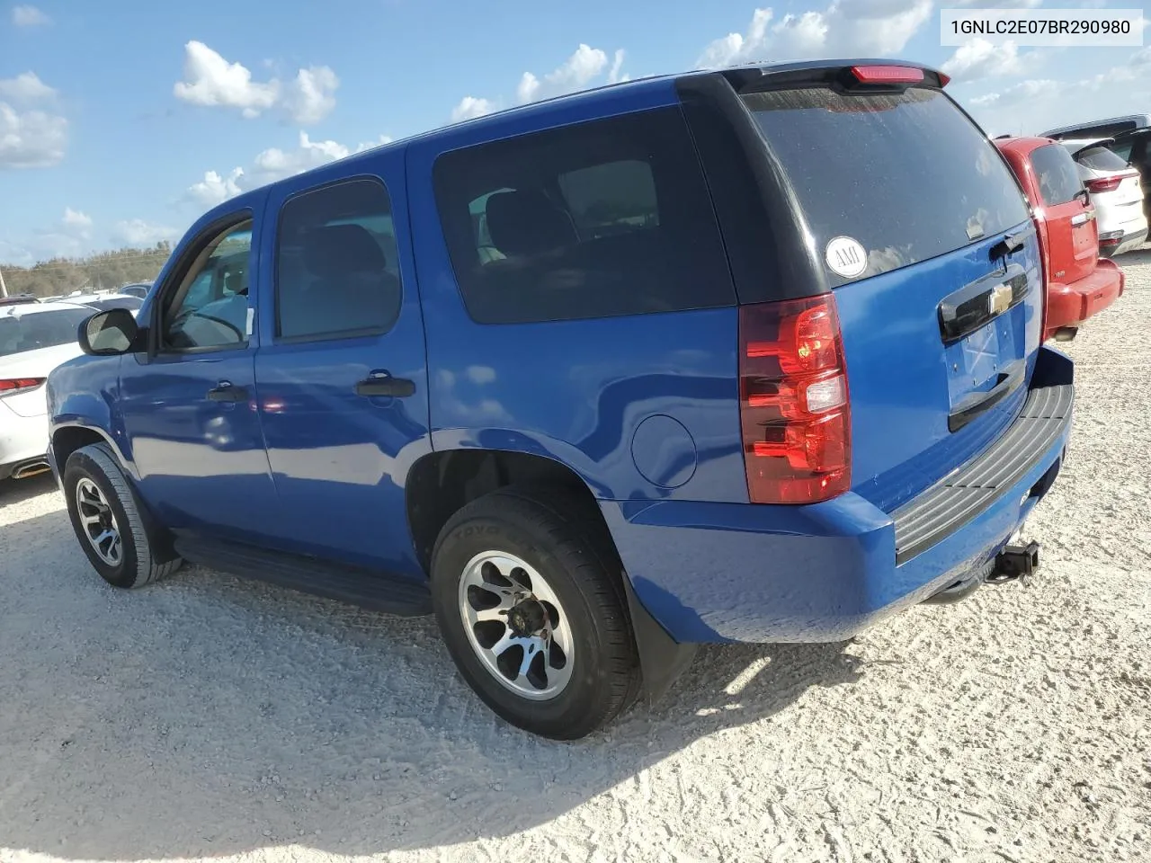 2011 Chevrolet Tahoe Police VIN: 1GNLC2E07BR290980 Lot: 76784884