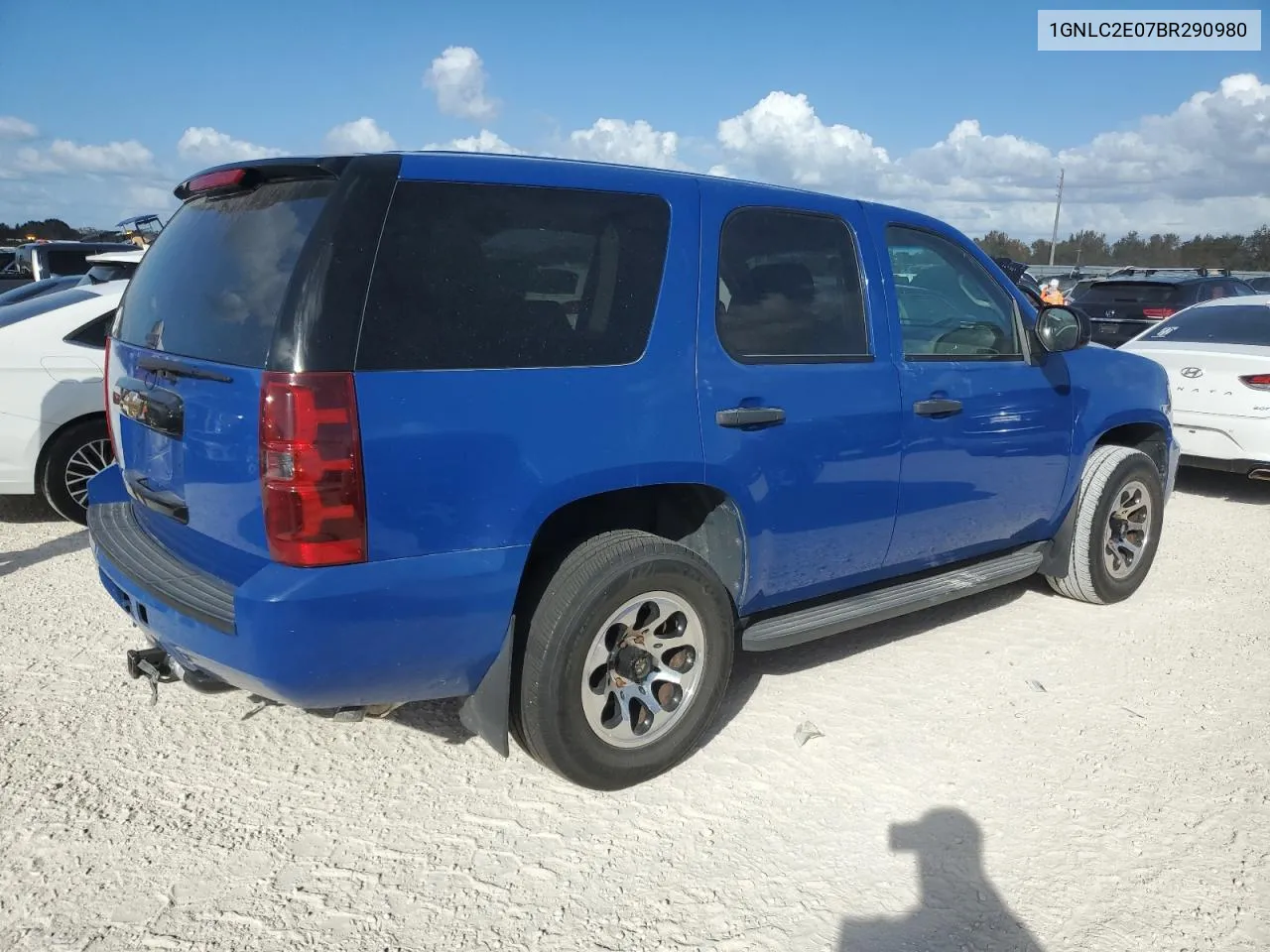 2011 Chevrolet Tahoe Police VIN: 1GNLC2E07BR290980 Lot: 76784884