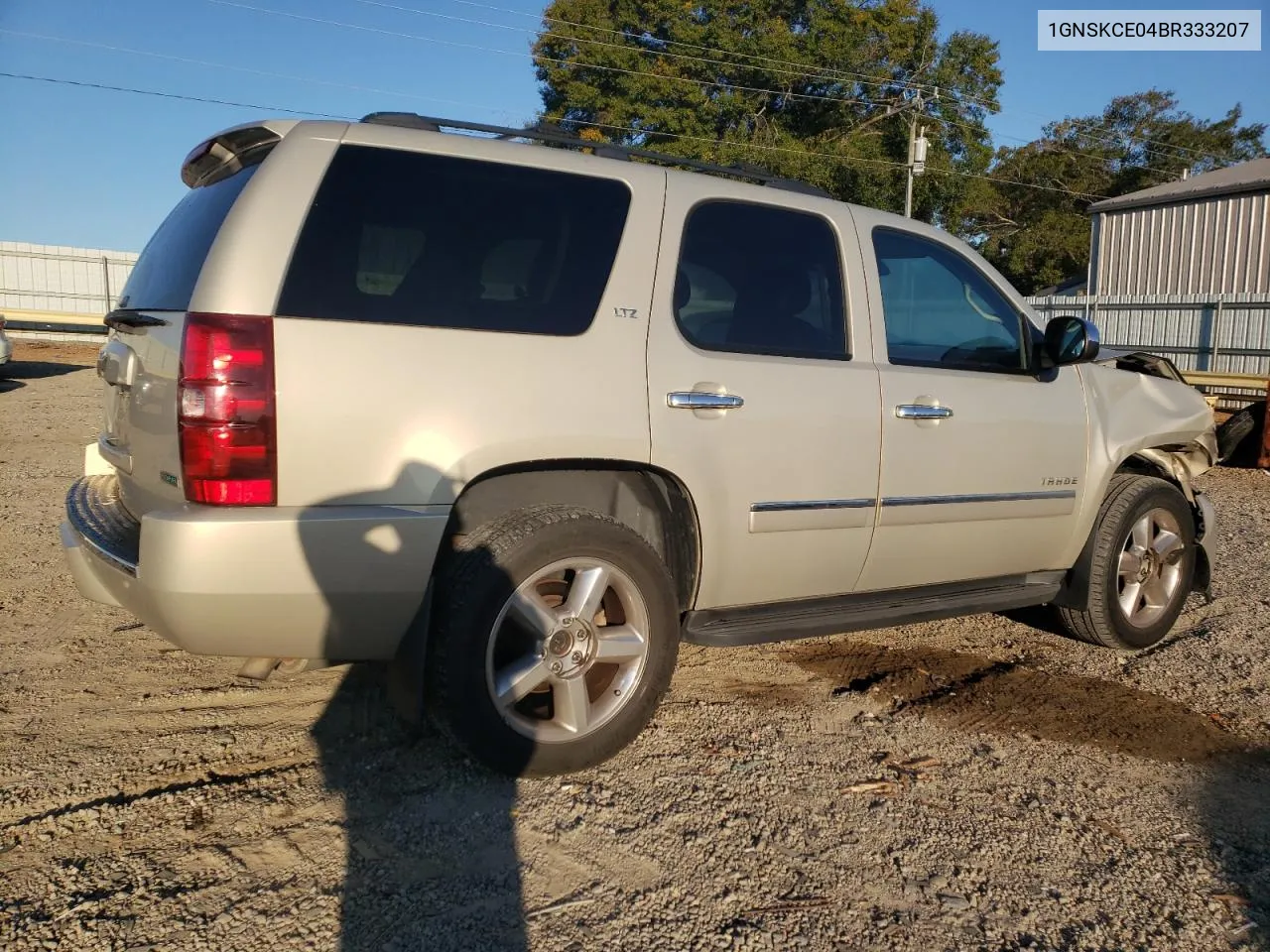 2011 Chevrolet Tahoe K1500 Ltz VIN: 1GNSKCE04BR333207 Lot: 76800614