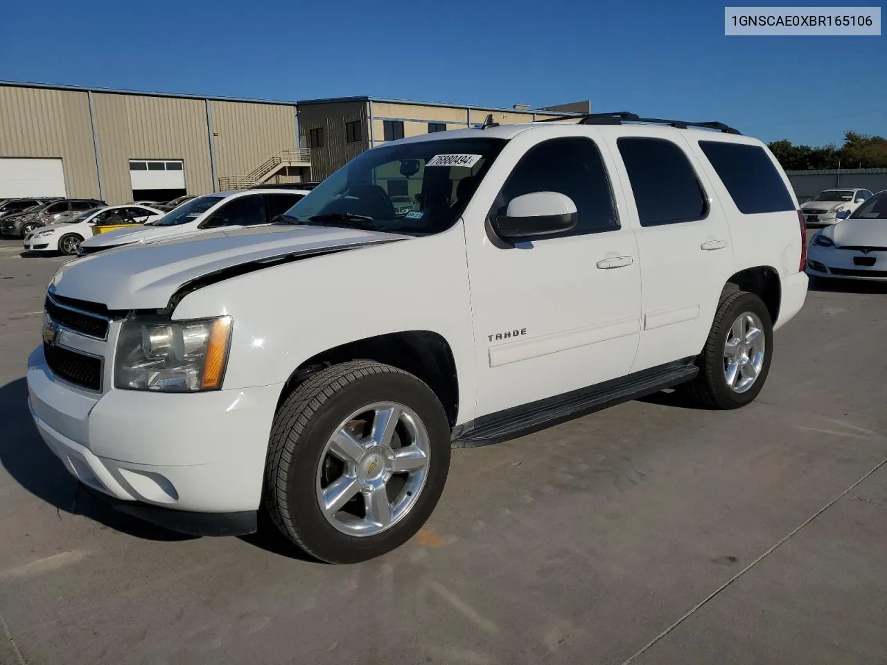 2011 Chevrolet Tahoe C1500 Ls VIN: 1GNSCAE0XBR165106 Lot: 76880494