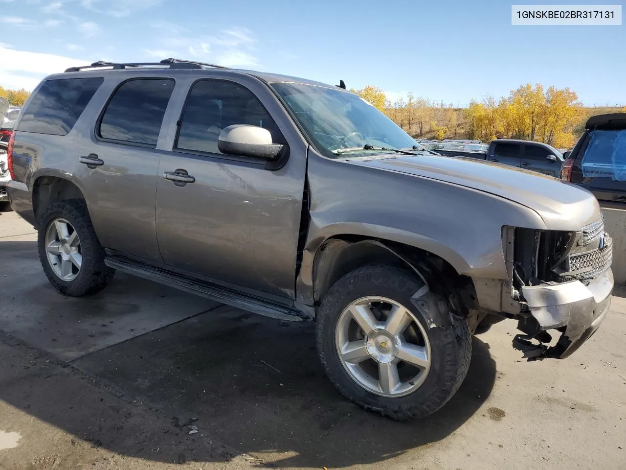 2011 Chevrolet Tahoe K1500 Lt VIN: 1GNSKBE02BR317131 Lot: 77599934