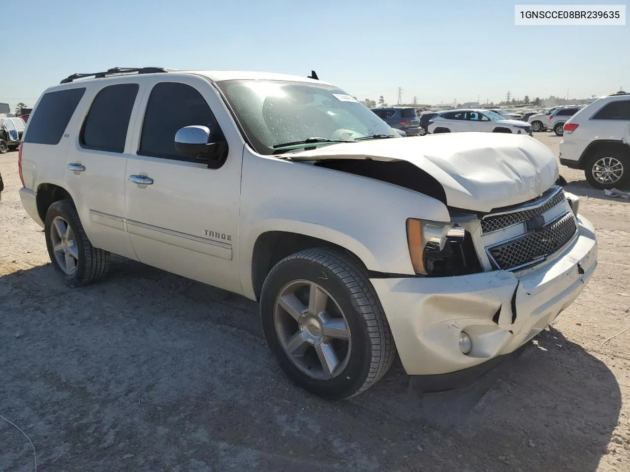 2011 Chevrolet Tahoe C1500 Ltz VIN: 1GNSCCE08BR239635 Lot: 77694224