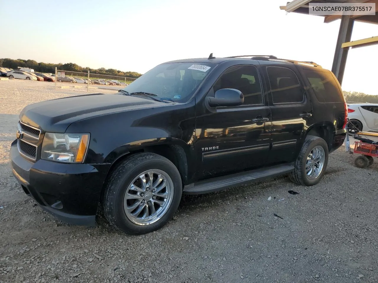 2011 Chevrolet Tahoe C1500 Ls VIN: 1GNSCAE07BR375517 Lot: 78000654