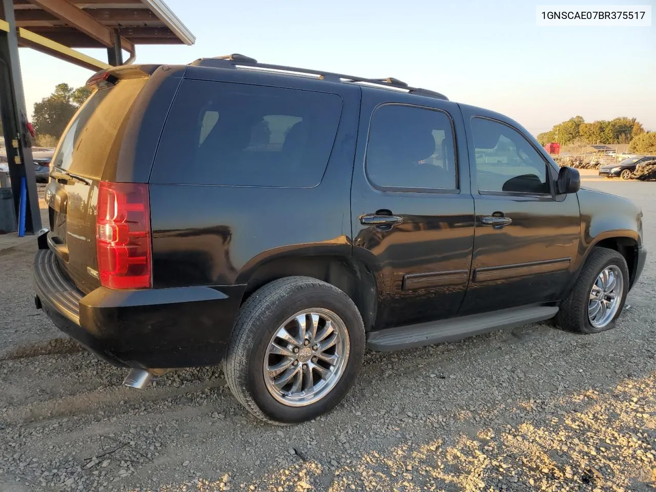 2011 Chevrolet Tahoe C1500 Ls VIN: 1GNSCAE07BR375517 Lot: 78000654