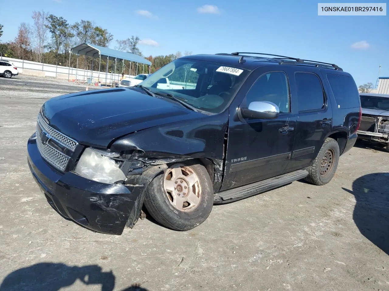 2011 Chevrolet Tahoe K1500 Ls VIN: 1GNSKAE01BR297416 Lot: 79687884