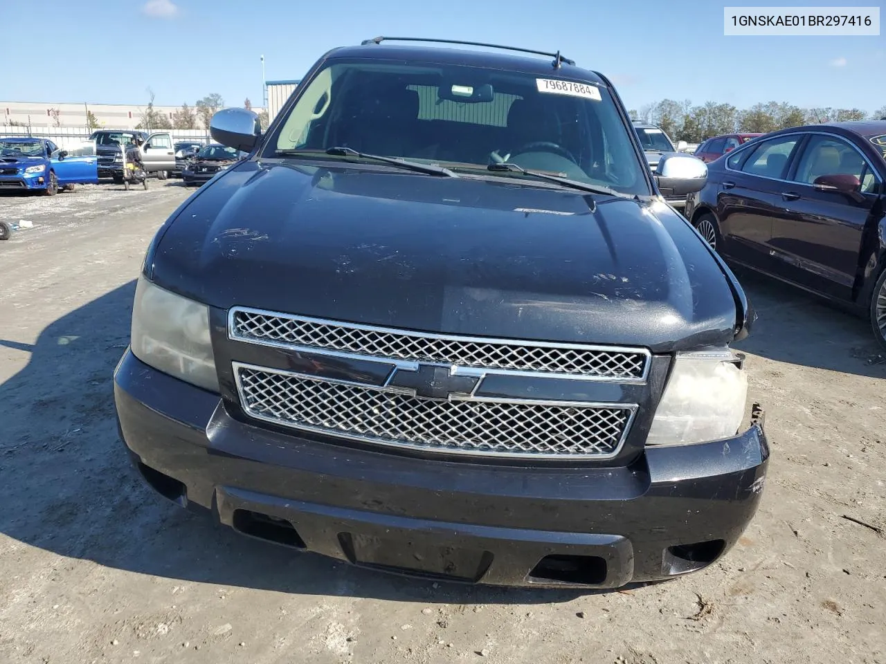 2011 Chevrolet Tahoe K1500 Ls VIN: 1GNSKAE01BR297416 Lot: 79687884