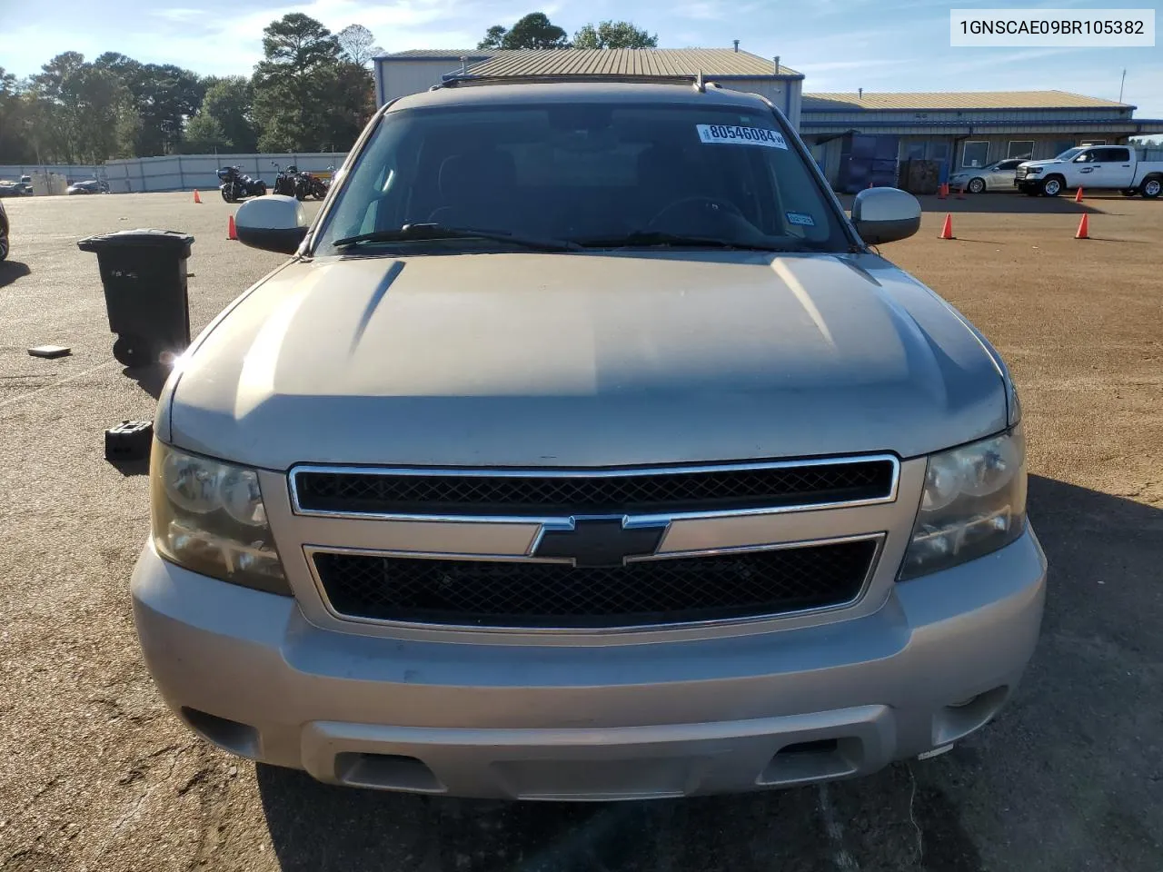 2011 Chevrolet Tahoe C1500 Ls VIN: 1GNSCAE09BR105382 Lot: 80546084