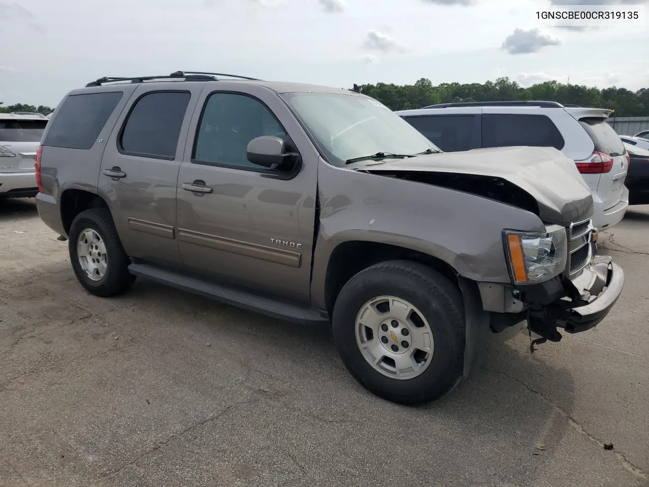 2012 Chevrolet Tahoe C1500 Lt VIN: 1GNSCBE00CR319135 Lot: 53798864