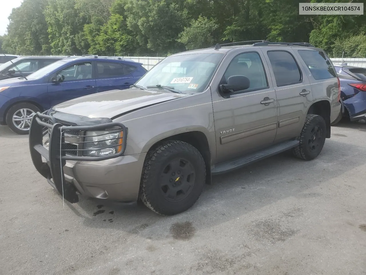 1GNSKBE0XCR104574 2012 Chevrolet Tahoe K1500 Lt