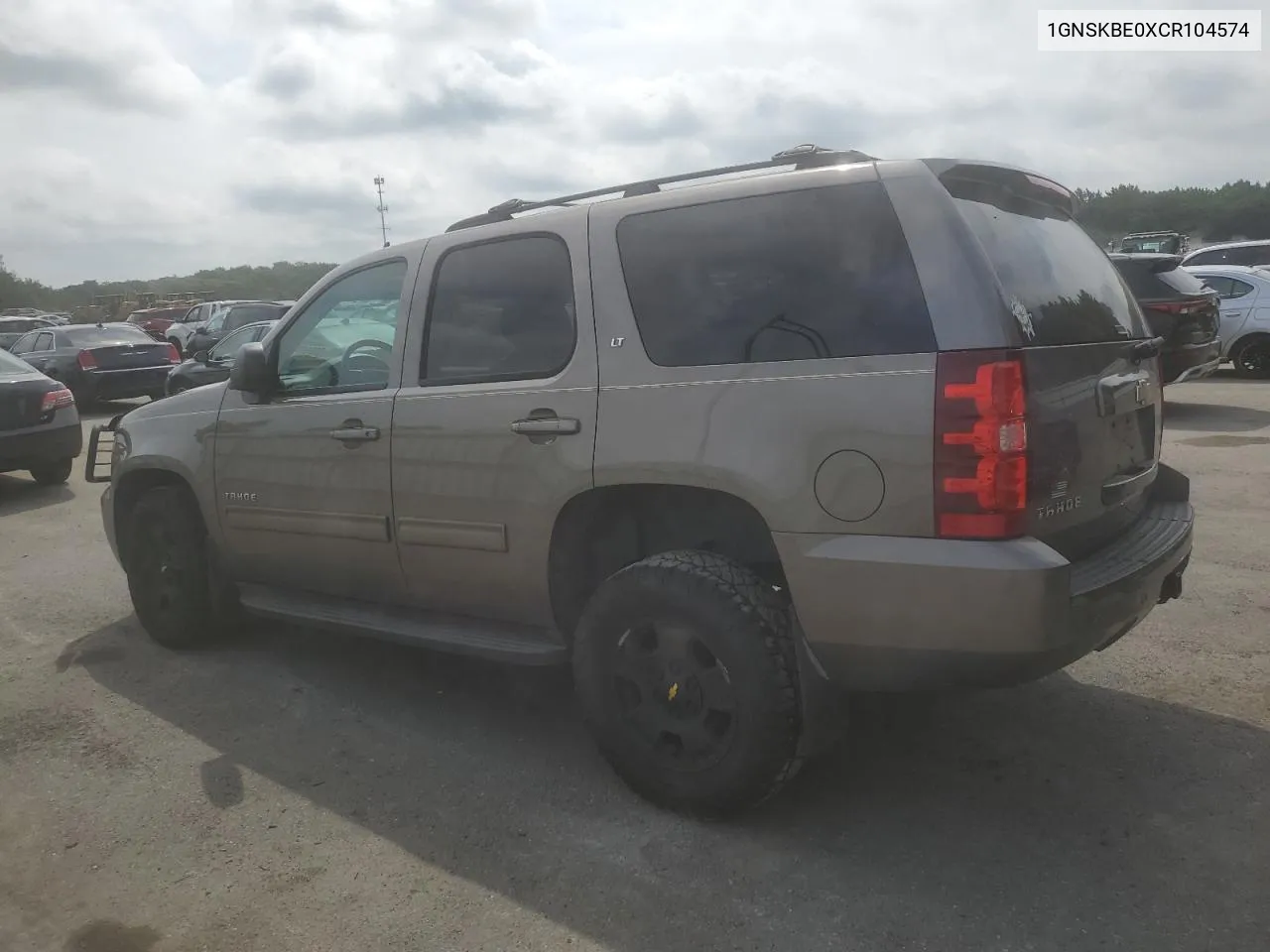 2012 Chevrolet Tahoe K1500 Lt VIN: 1GNSKBE0XCR104574 Lot: 61310754