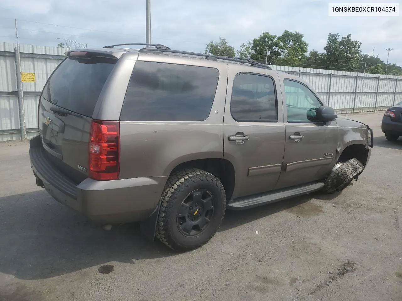 1GNSKBE0XCR104574 2012 Chevrolet Tahoe K1500 Lt