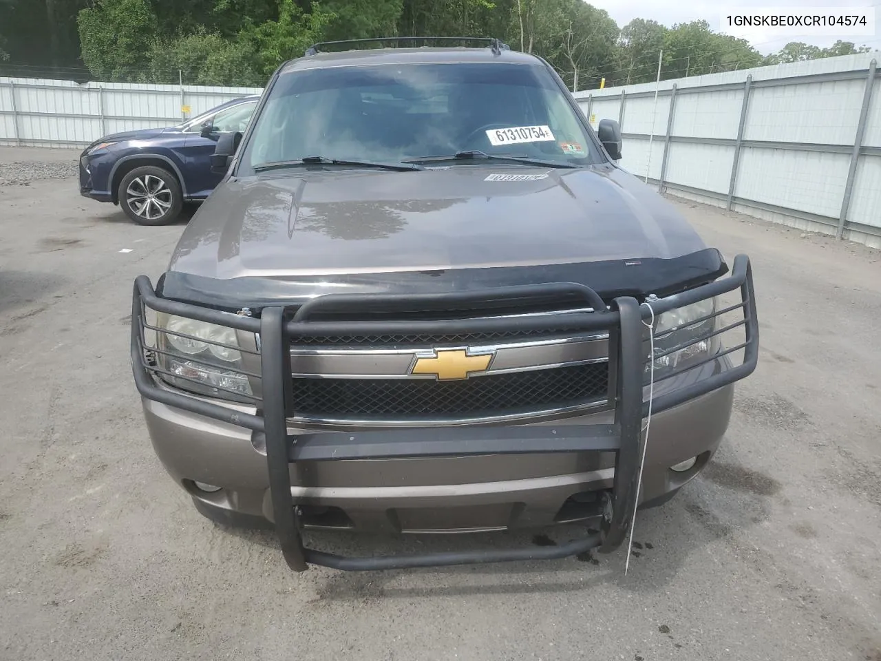 2012 Chevrolet Tahoe K1500 Lt VIN: 1GNSKBE0XCR104574 Lot: 61310754