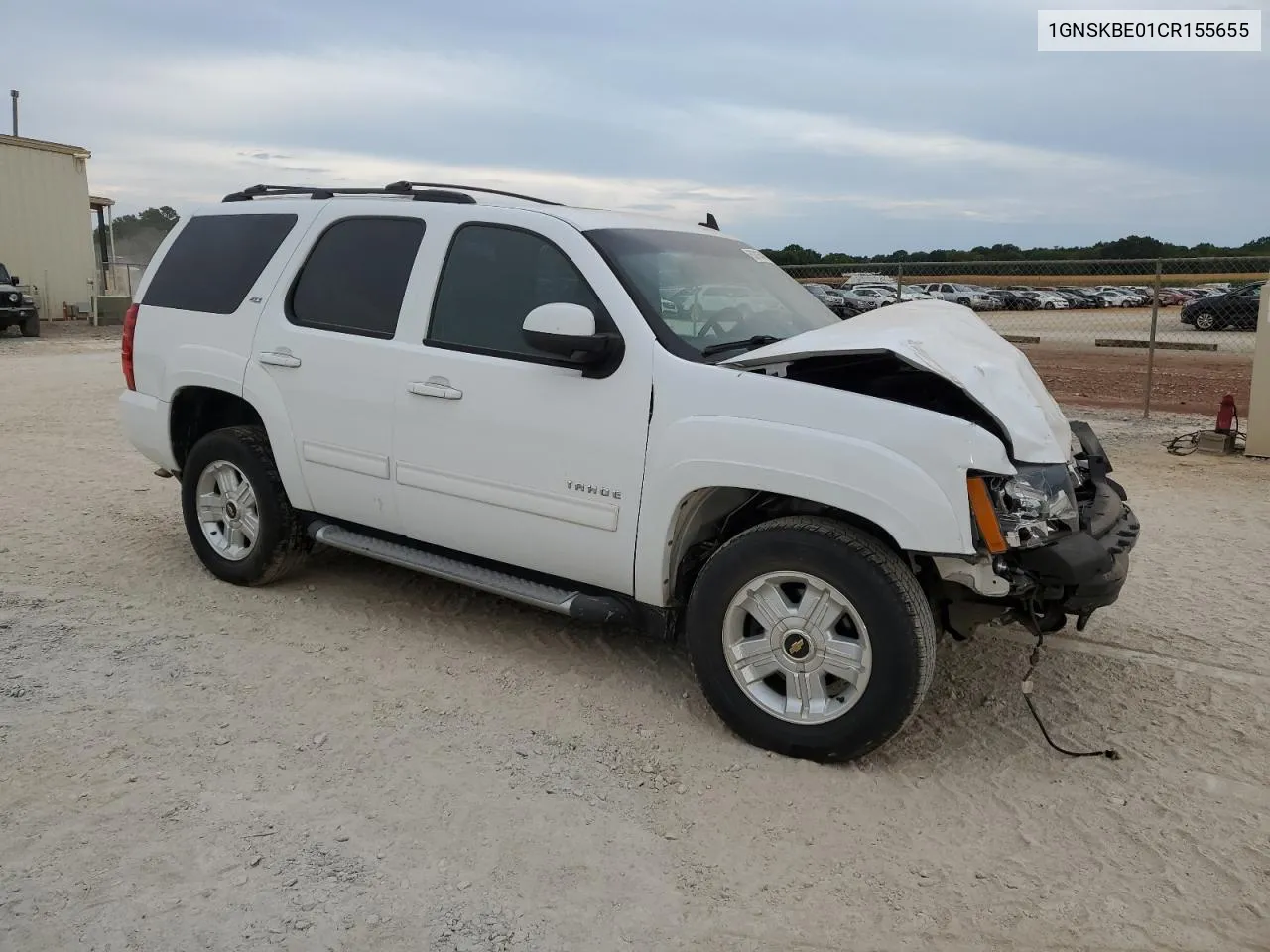 2012 Chevrolet Tahoe K1500 Lt VIN: 1GNSKBE01CR155655 Lot: 63016404