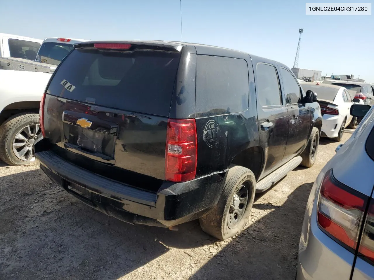 2012 Chevrolet Tahoe Police VIN: 1GNLC2E04CR317280 Lot: 65153164