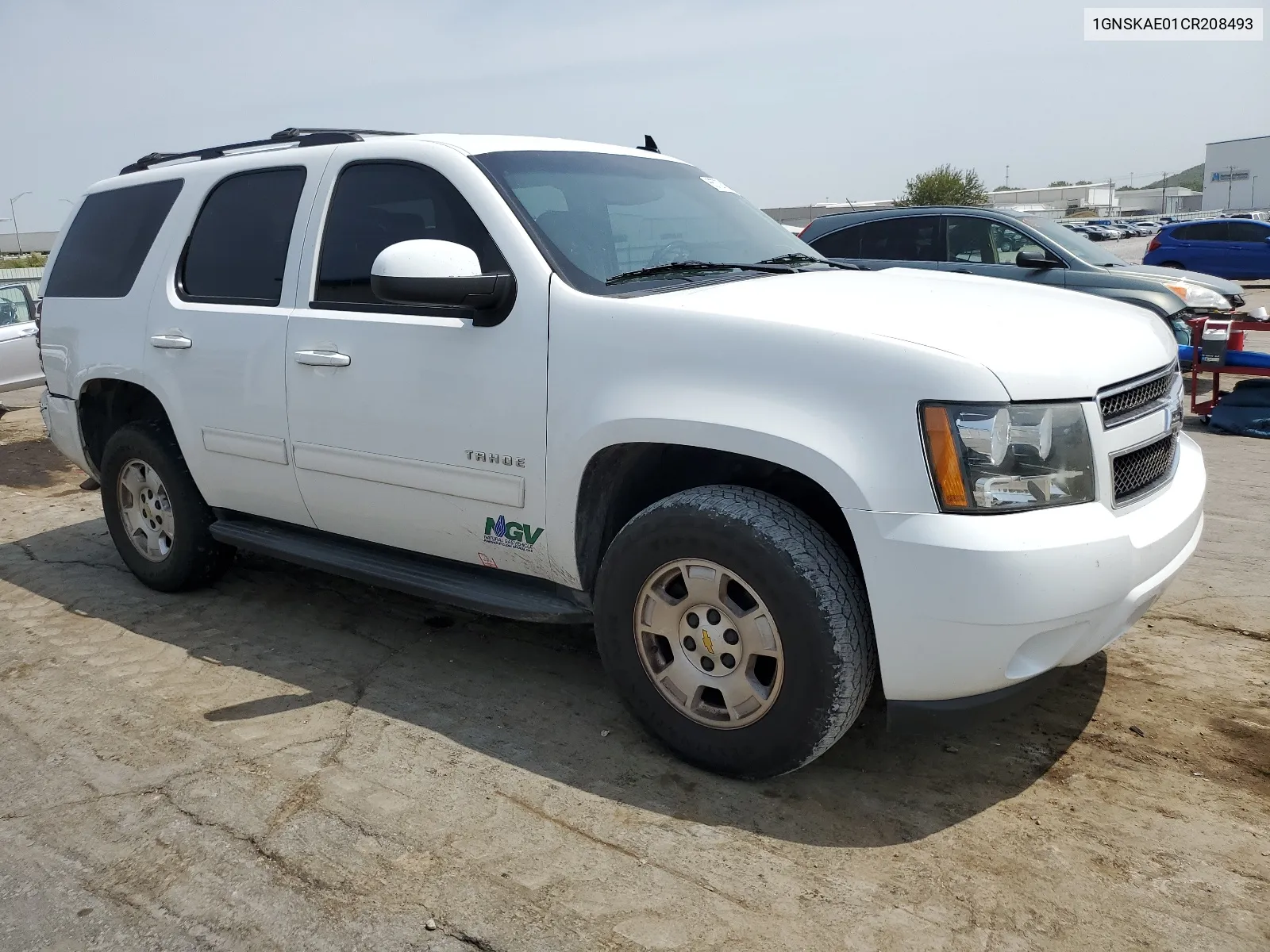 1GNSKAE01CR208493 2012 Chevrolet Tahoe K1500 Ls