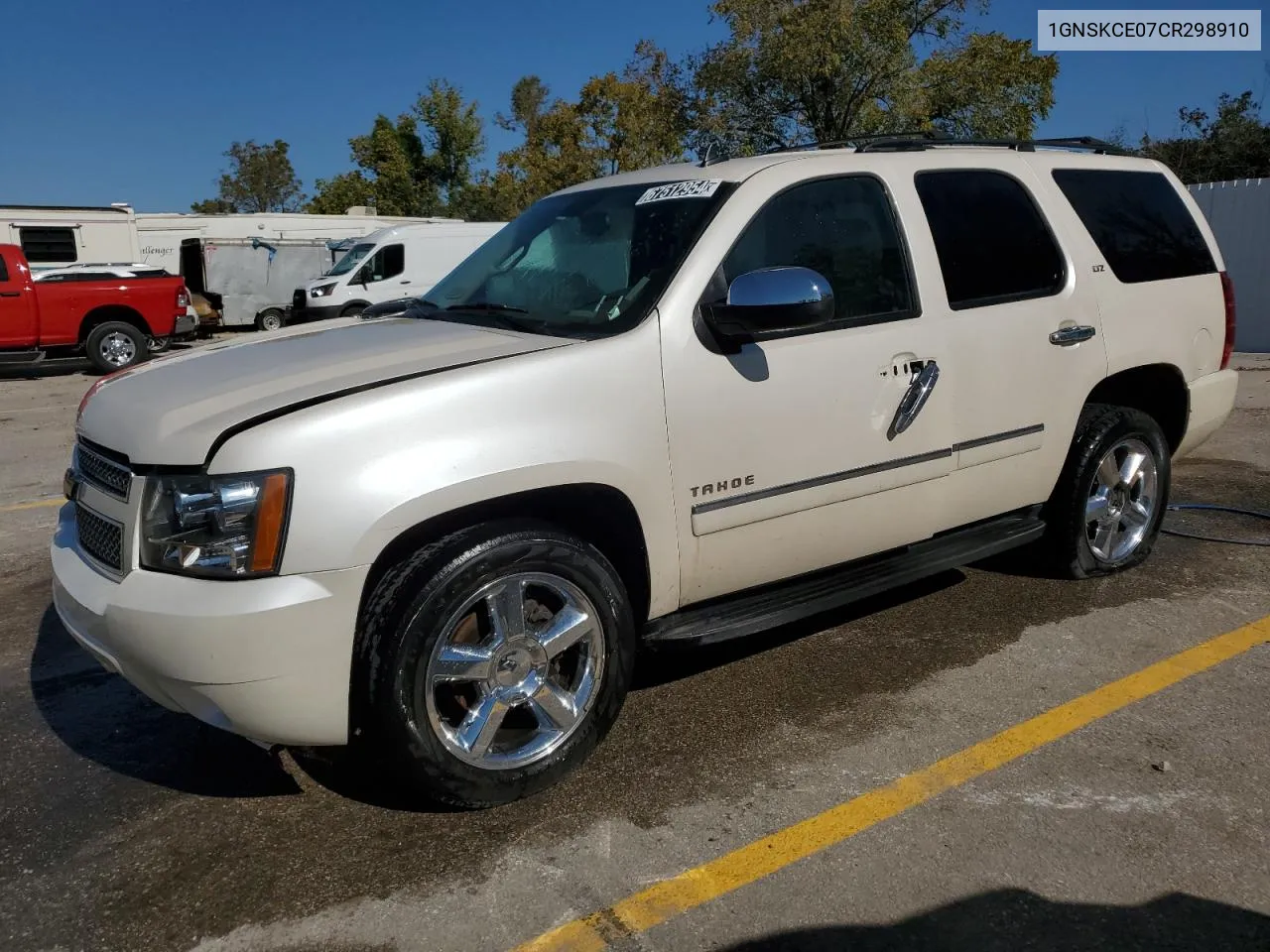 2012 Chevrolet Tahoe K1500 Ltz VIN: 1GNSKCE07CR298910 Lot: 67512954