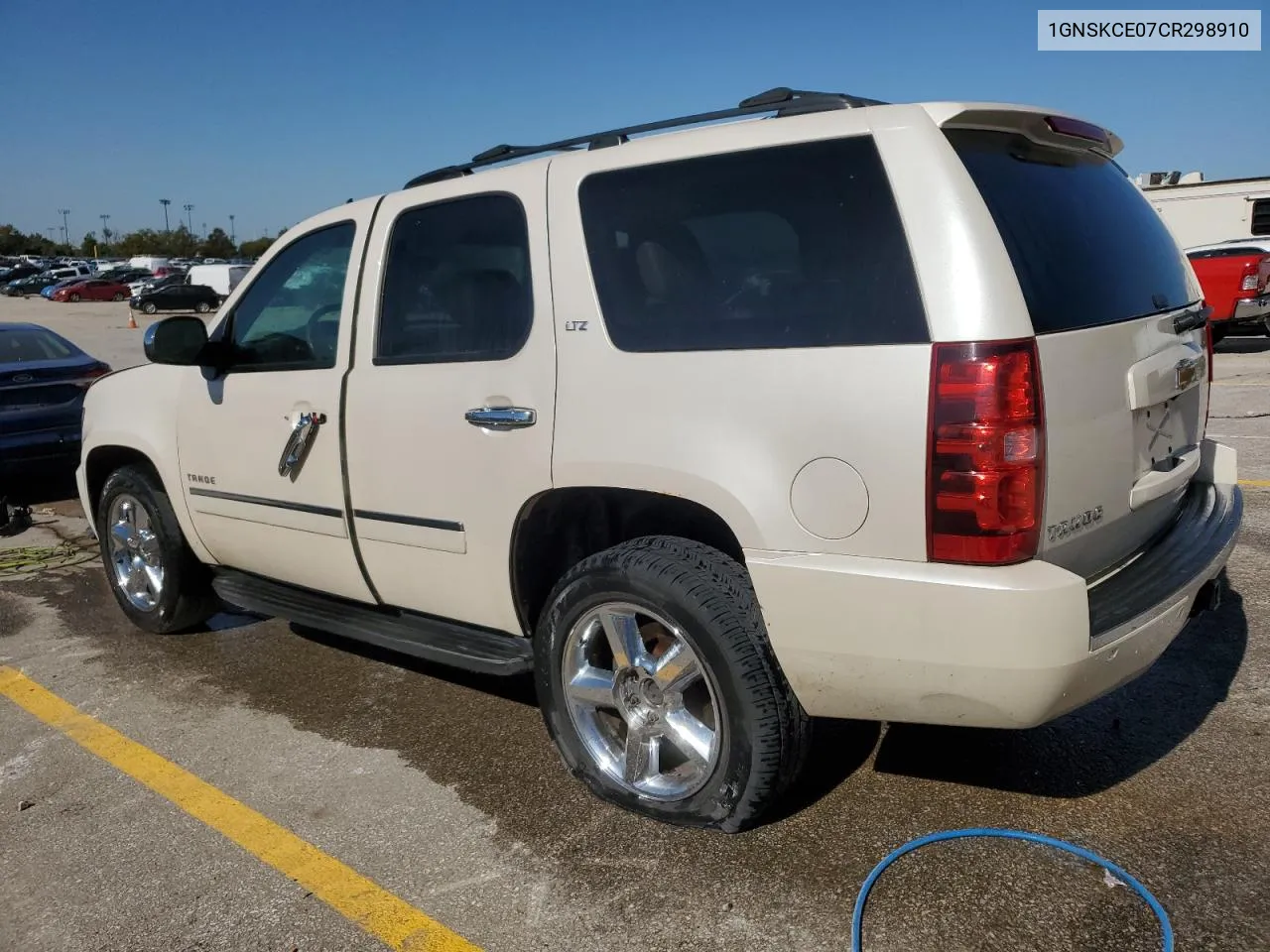 1GNSKCE07CR298910 2012 Chevrolet Tahoe K1500 Ltz