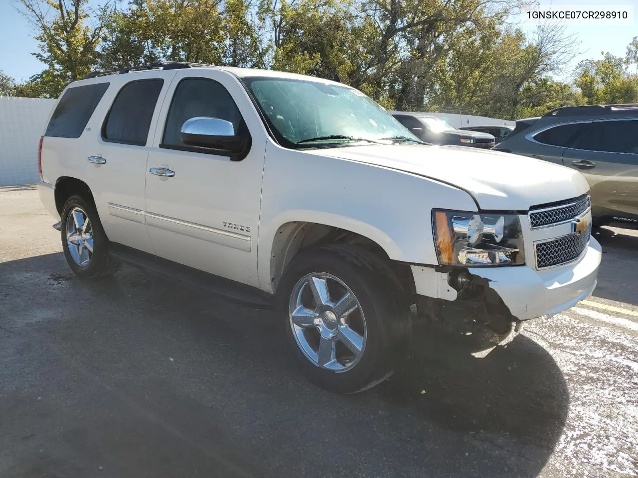 1GNSKCE07CR298910 2012 Chevrolet Tahoe K1500 Ltz