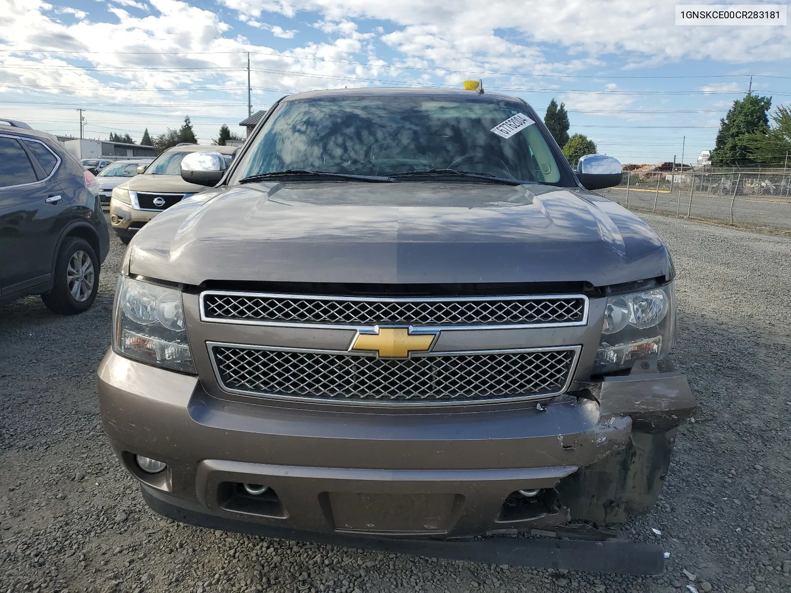 2012 Chevrolet Tahoe K1500 Ltz VIN: 1GNSKCE00CR283181 Lot: 67762004