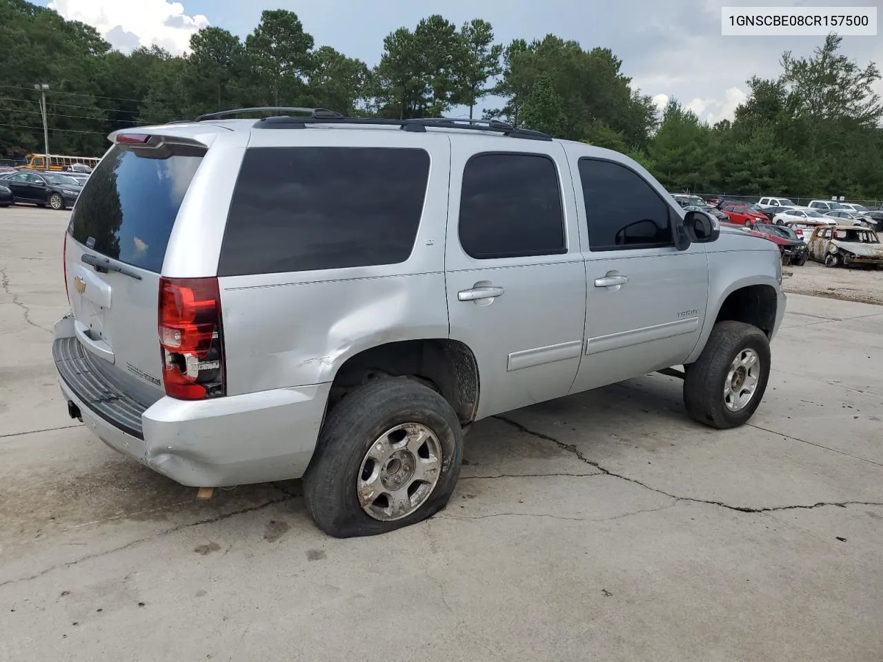 2012 Chevrolet Tahoe C1500 Lt VIN: 1GNSCBE08CR157500 Lot: 69191524