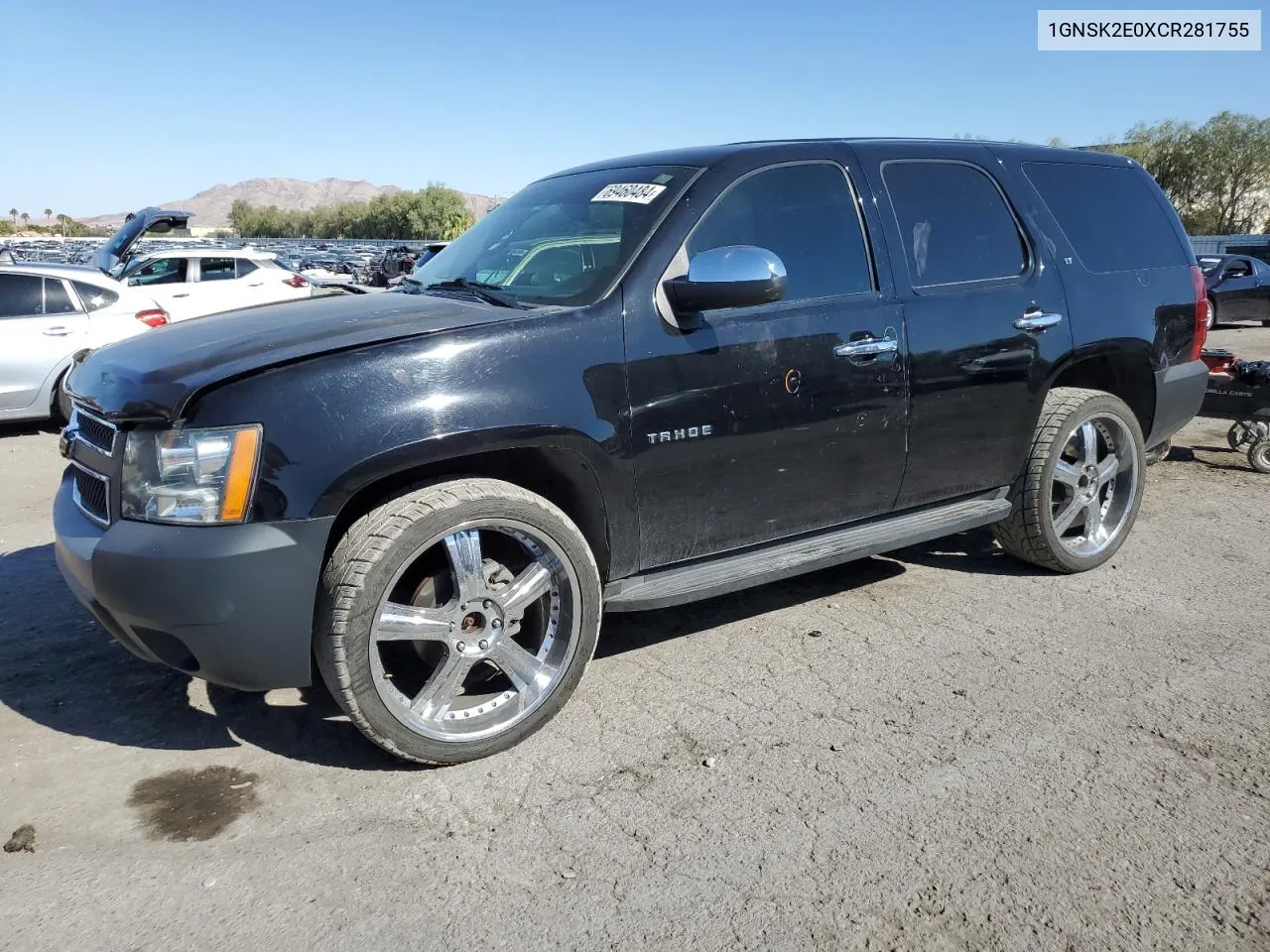 2012 Chevrolet Tahoe Special VIN: 1GNSK2E0XCR281755 Lot: 69460484