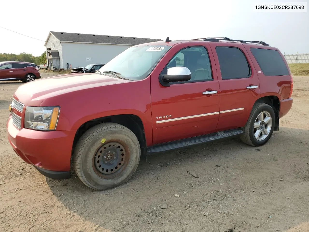 2012 Chevrolet Tahoe K1500 Ltz VIN: 1GNSKCE02CR287698 Lot: 71070254