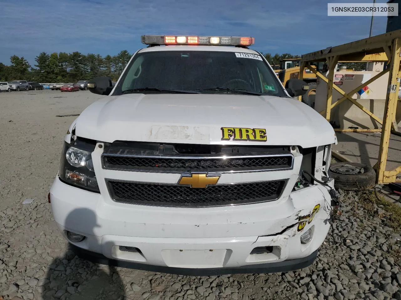 2012 Chevrolet Tahoe Special VIN: 1GNSK2E03CR312053 Lot: 71291364