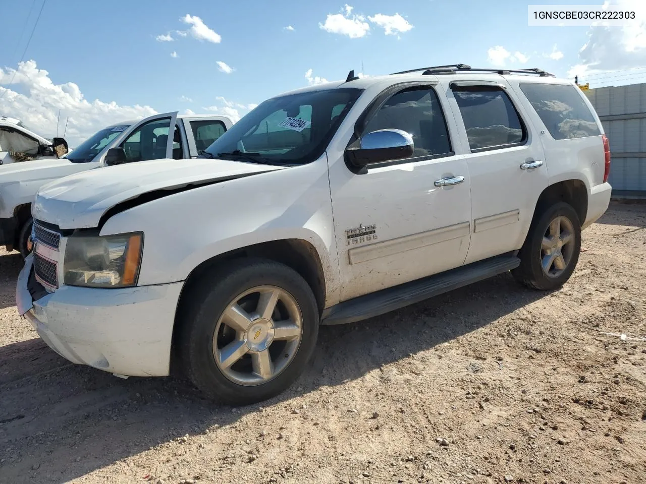 1GNSCBE03CR222303 2012 Chevrolet Tahoe C1500 Lt