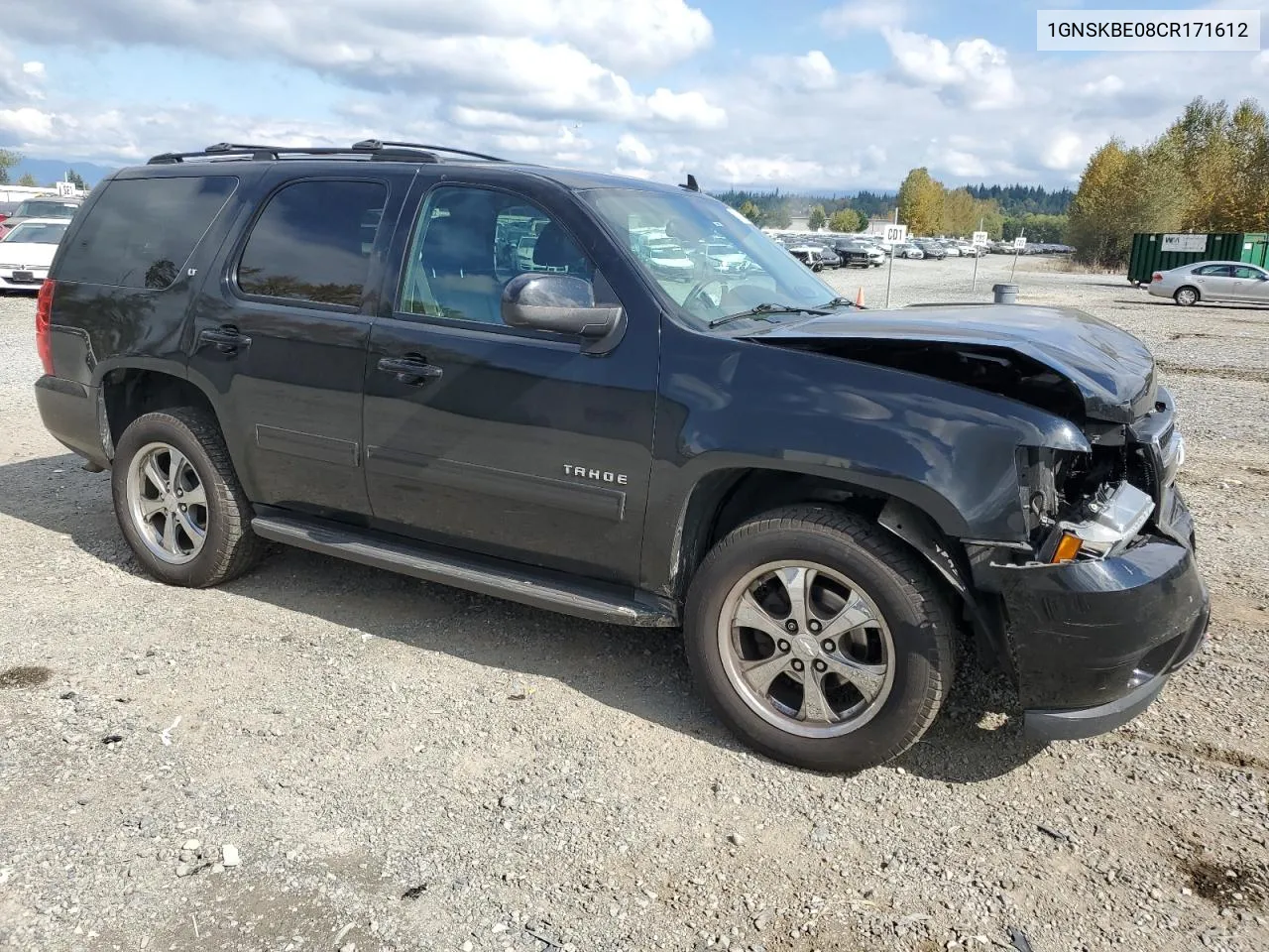 2012 Chevrolet Tahoe K1500 Lt VIN: 1GNSKBE08CR171612 Lot: 71747834