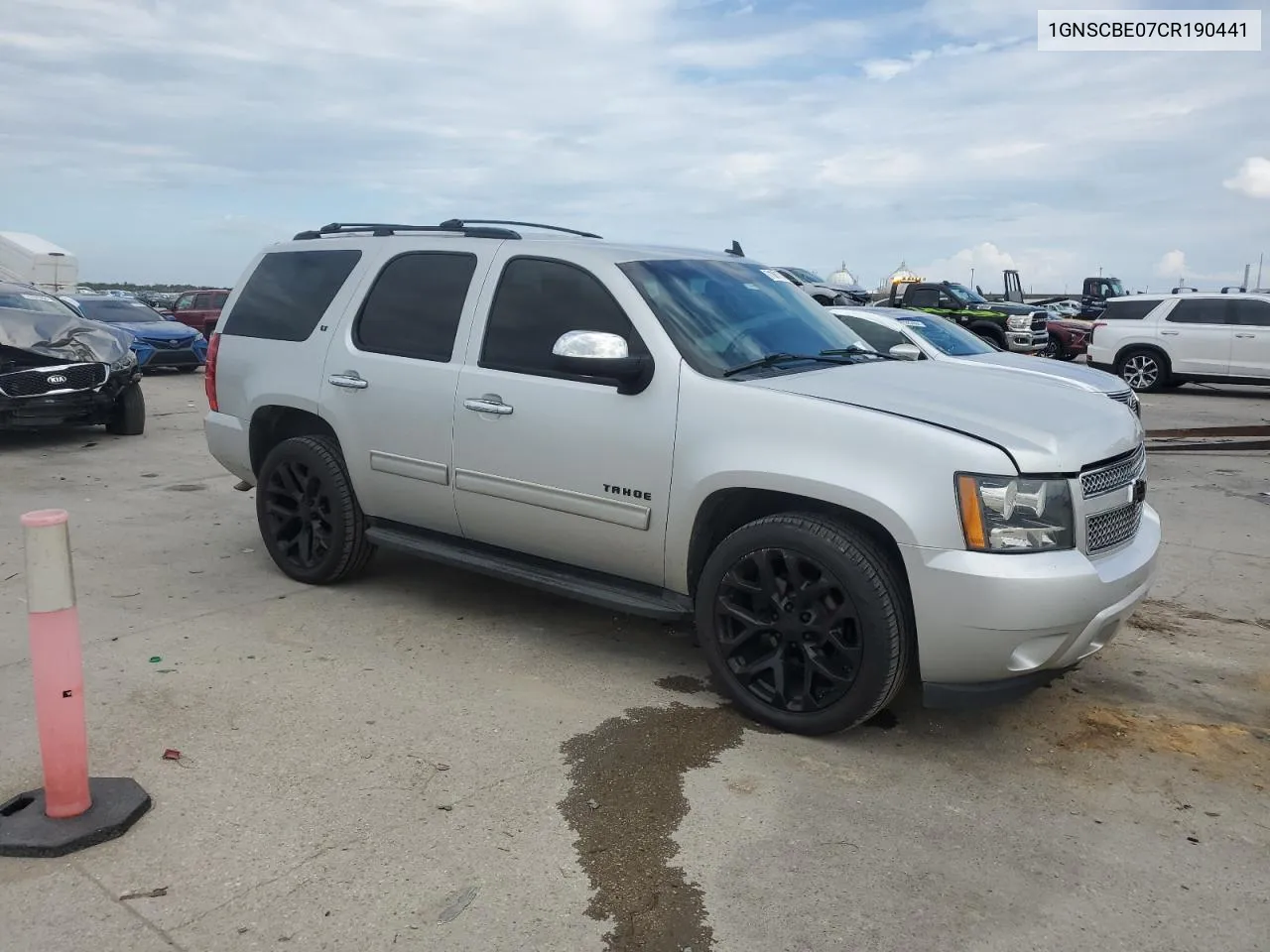 2012 Chevrolet Tahoe C1500 Lt VIN: 1GNSCBE07CR190441 Lot: 71881724