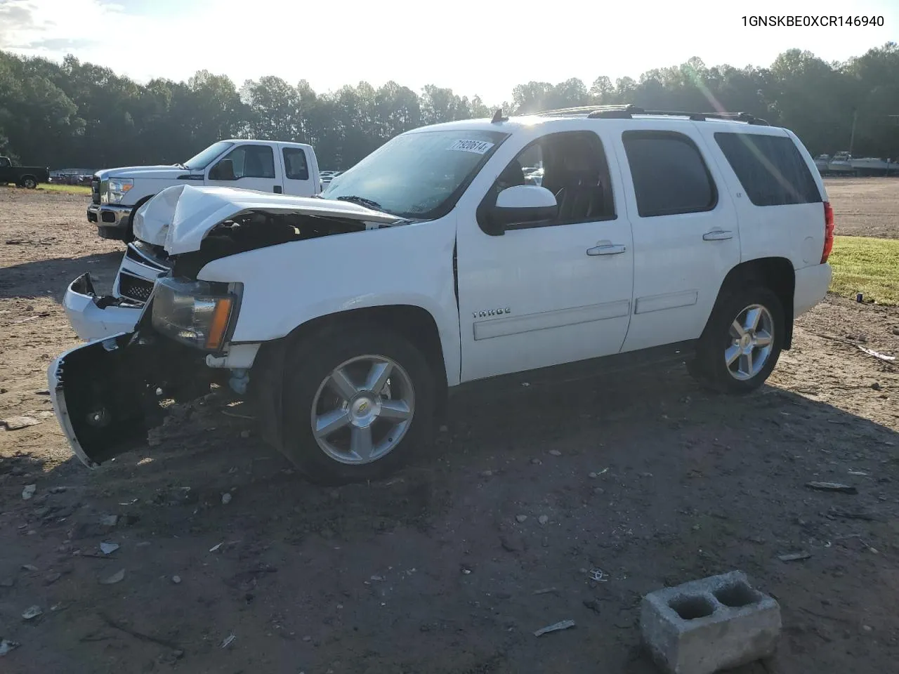 2012 Chevrolet Tahoe K1500 Lt VIN: 1GNSKBE0XCR146940 Lot: 71920614