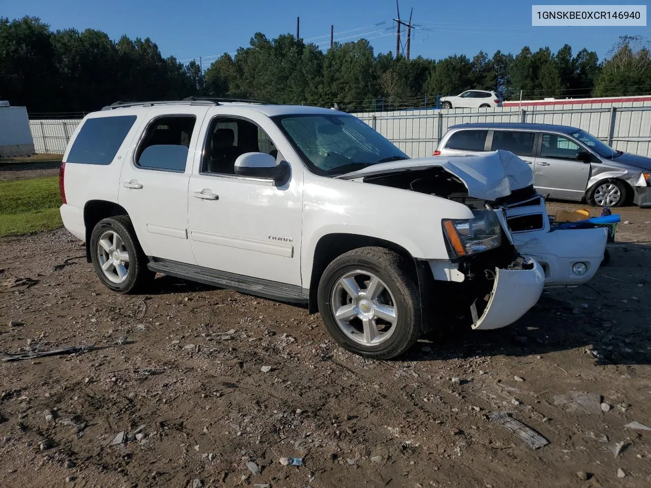 2012 Chevrolet Tahoe K1500 Lt VIN: 1GNSKBE0XCR146940 Lot: 71920614