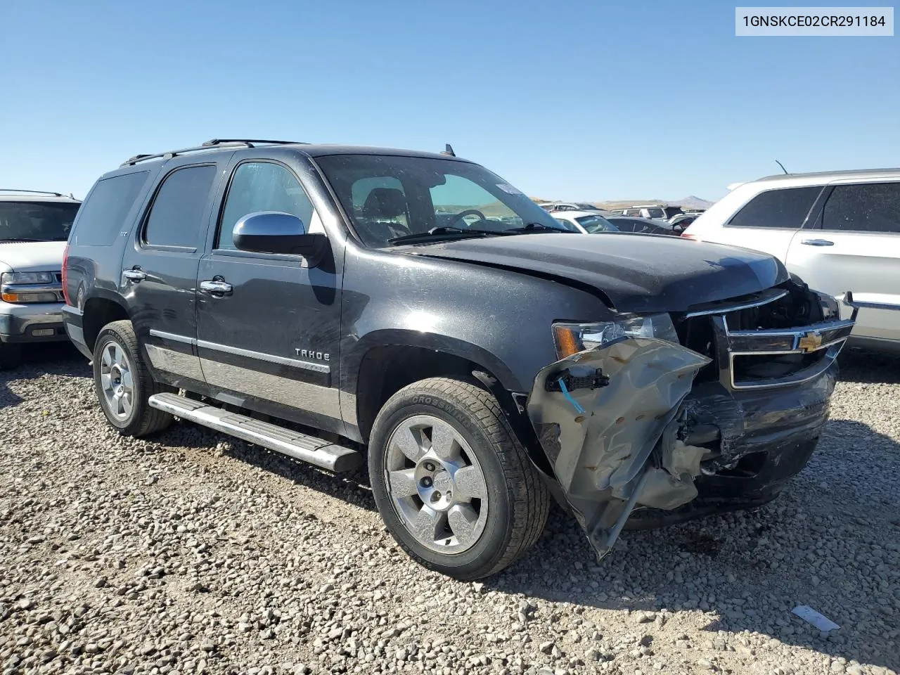 2012 Chevrolet Tahoe K1500 Ltz VIN: 1GNSKCE02CR291184 Lot: 72545584