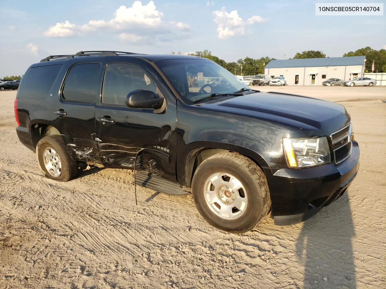 2012 Chevrolet Tahoe C1500 Lt VIN: 1GNSCBE05CR140704 Lot: 72641054