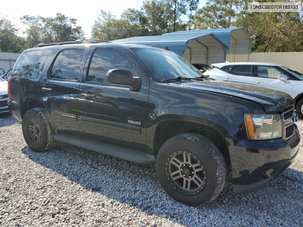 2012 Chevrolet Tahoe C1500 Lt VIN: 1GNSCBE07CR183733 Lot: 73867714