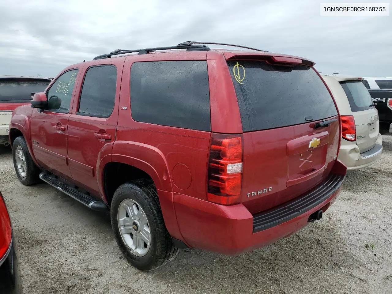 2012 Chevrolet Tahoe C1500 Lt VIN: 1GNSCBE08CR168755 Lot: 73925264