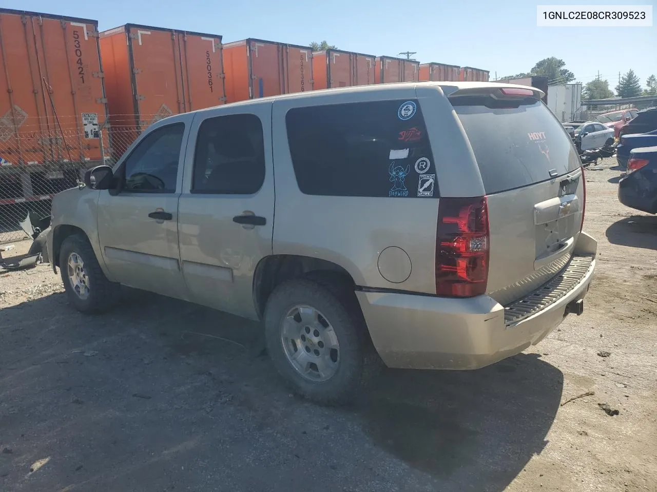 2012 Chevrolet Tahoe Police VIN: 1GNLC2E08CR309523 Lot: 74067404