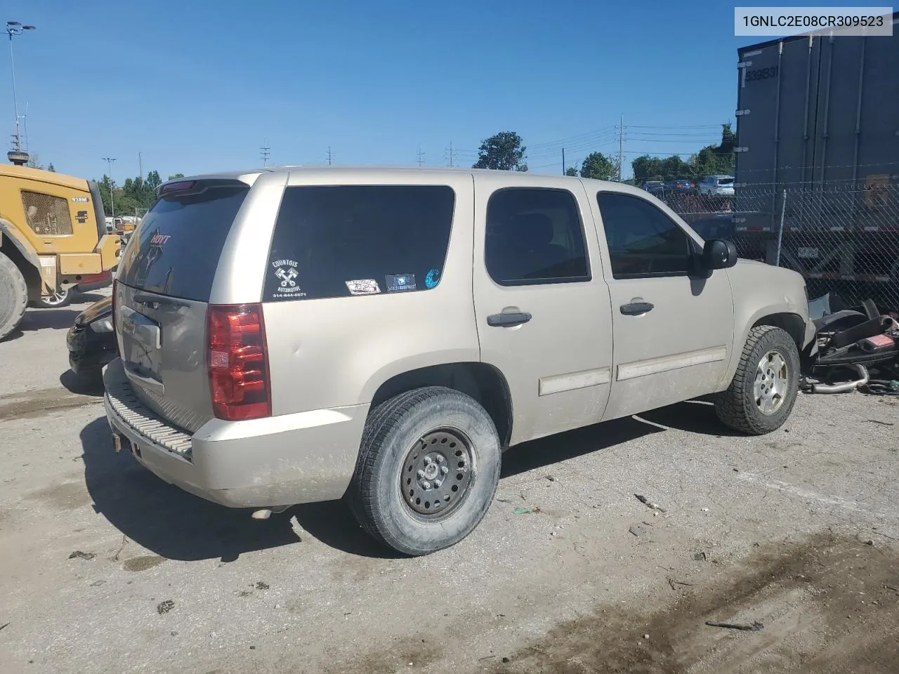 2012 Chevrolet Tahoe Police VIN: 1GNLC2E08CR309523 Lot: 74067404