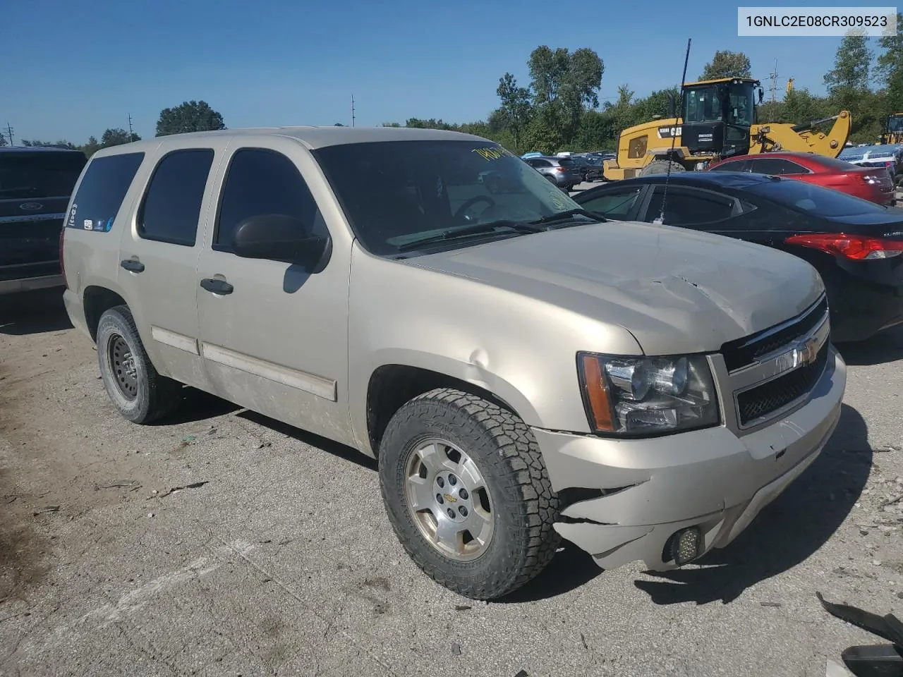 2012 Chevrolet Tahoe Police VIN: 1GNLC2E08CR309523 Lot: 74067404