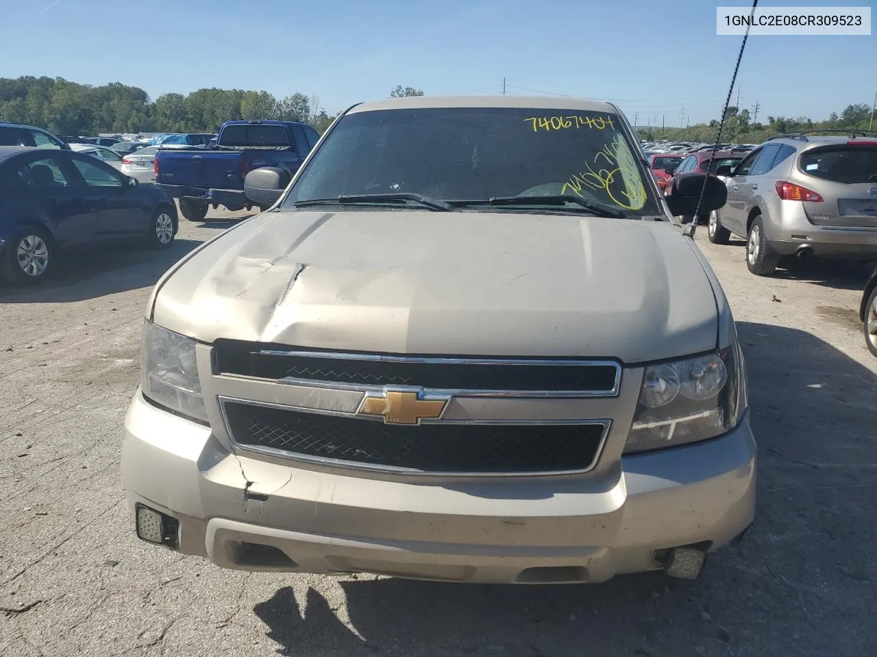 2012 Chevrolet Tahoe Police VIN: 1GNLC2E08CR309523 Lot: 74067404