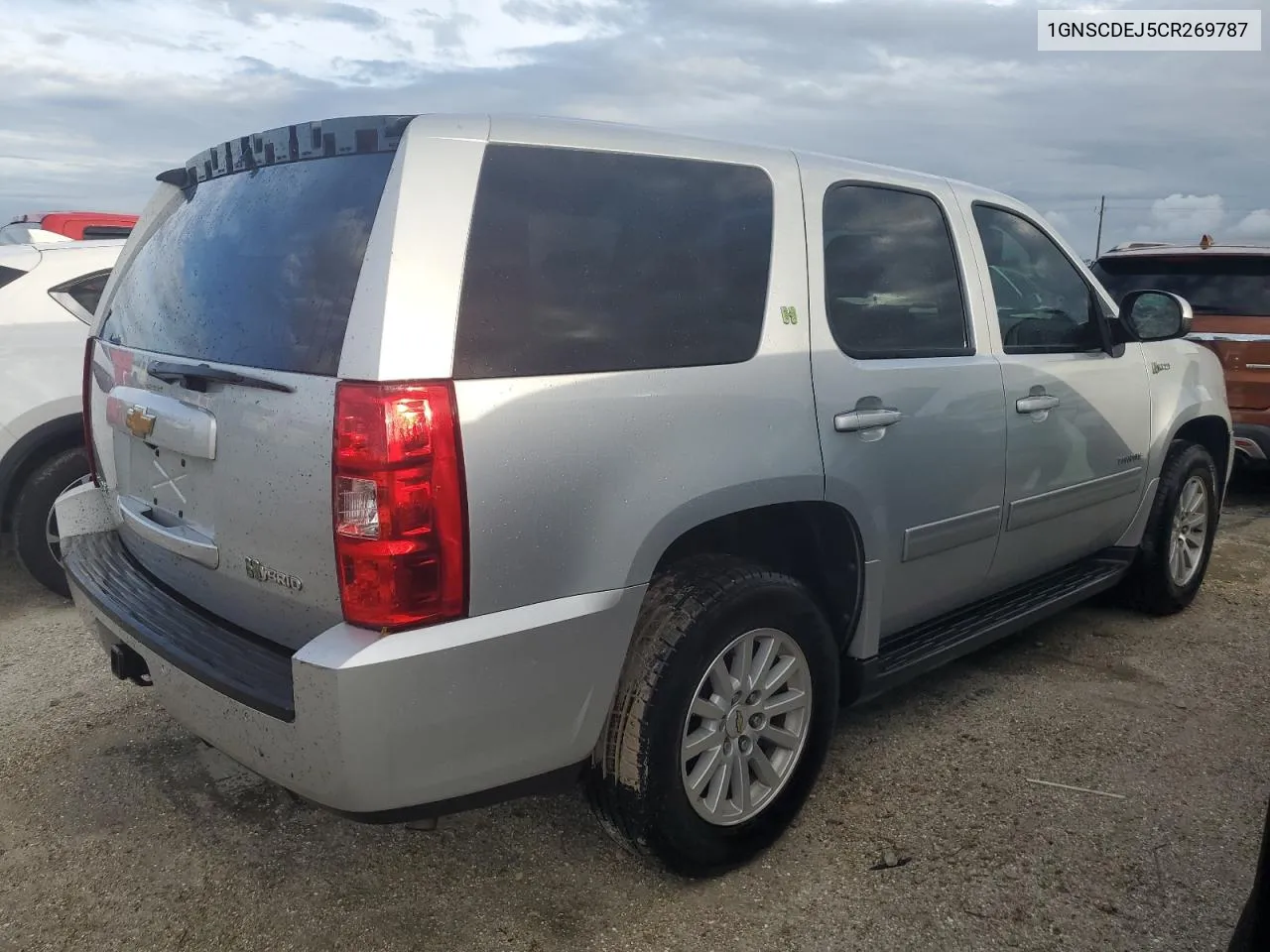 2012 Chevrolet Tahoe Hybrid VIN: 1GNSCDEJ5CR269787 Lot: 74516274