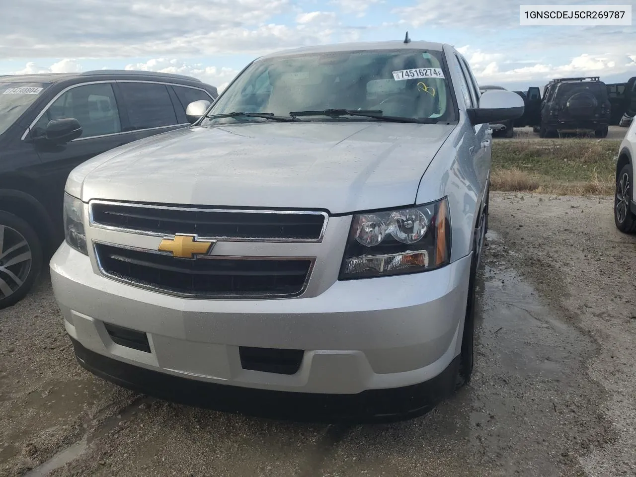 2012 Chevrolet Tahoe Hybrid VIN: 1GNSCDEJ5CR269787 Lot: 74516274