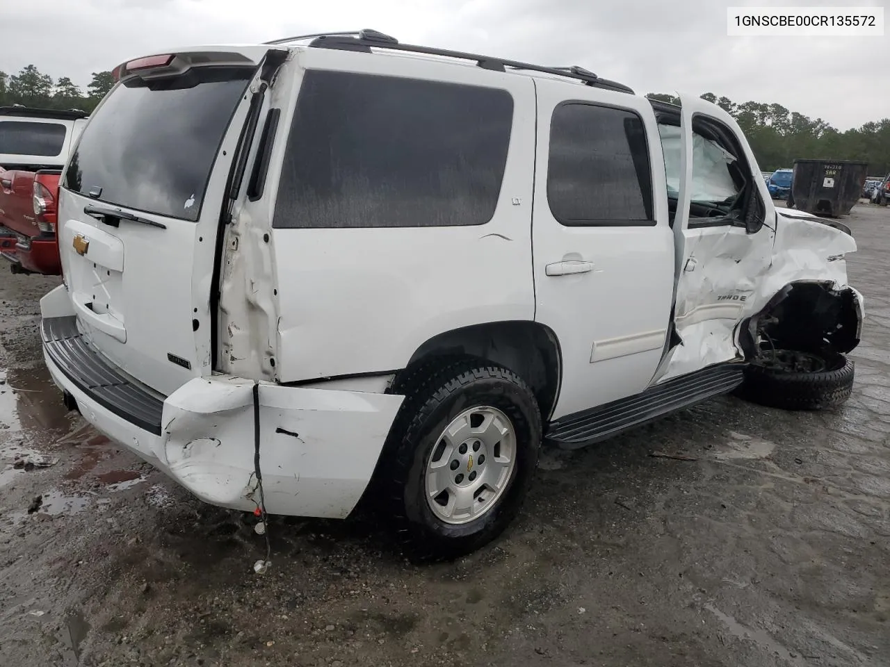 2012 Chevrolet Tahoe C1500 Lt VIN: 1GNSCBE00CR135572 Lot: 74523194