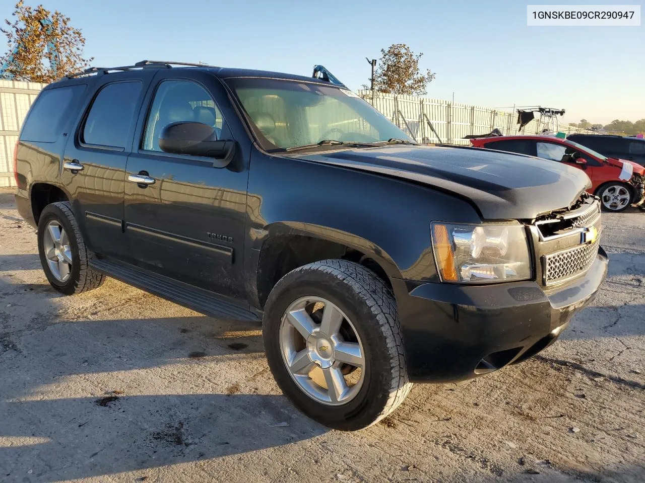 2012 Chevrolet Tahoe K1500 Lt VIN: 1GNSKBE09CR290947 Lot: 74581134