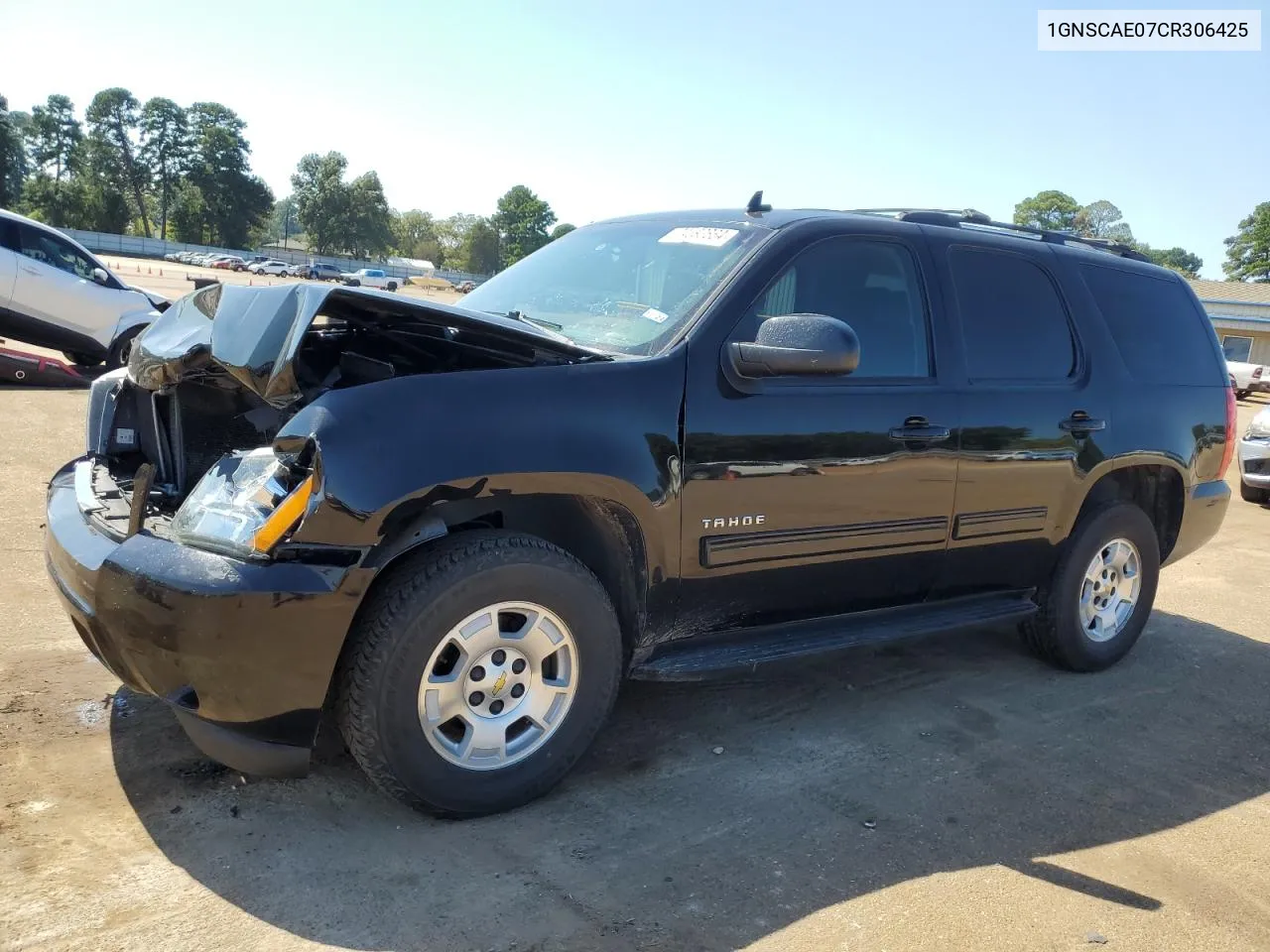 2012 Chevrolet Tahoe C1500 Ls VIN: 1GNSCAE07CR306425 Lot: 74593664