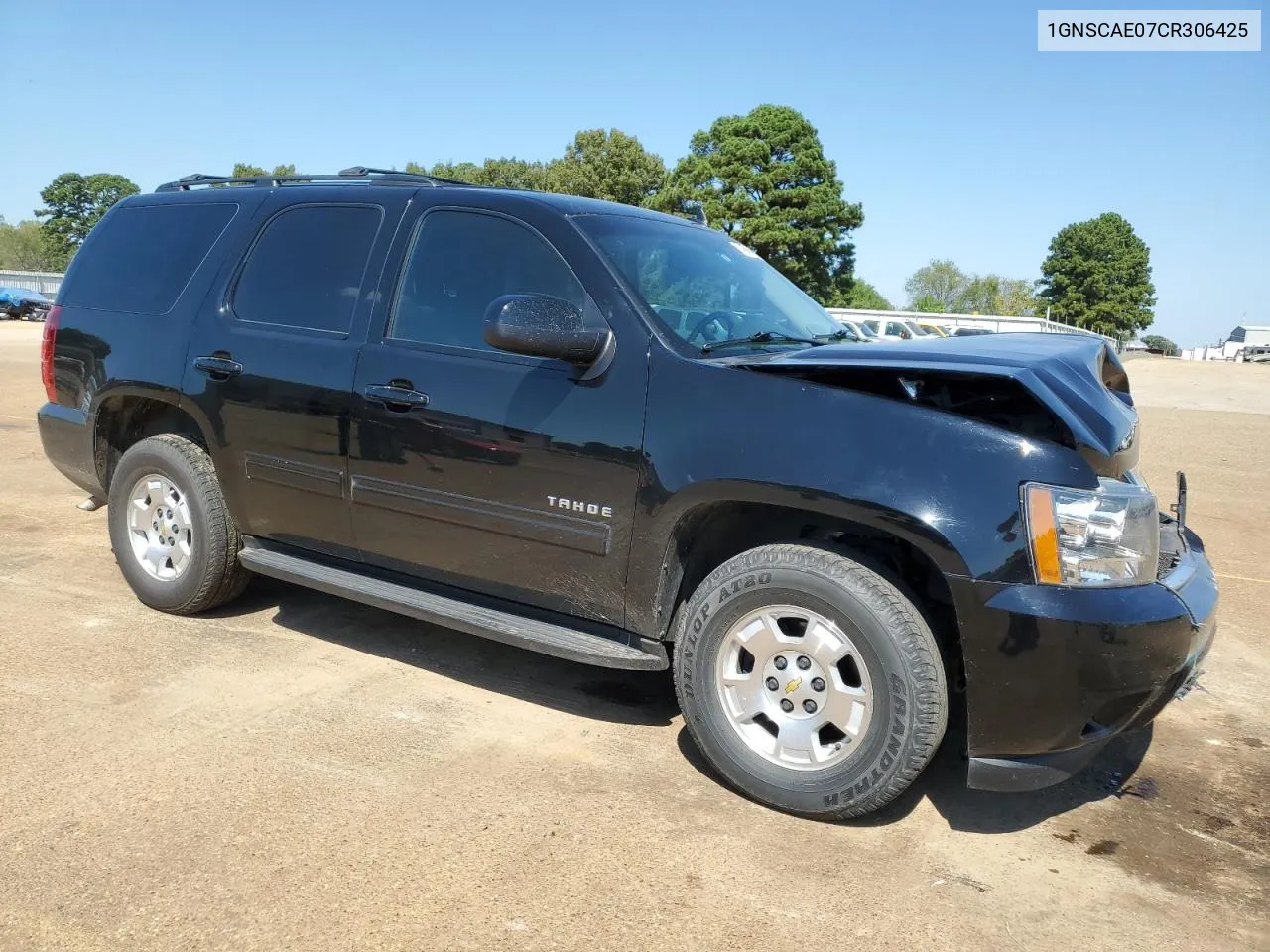 2012 Chevrolet Tahoe C1500 Ls VIN: 1GNSCAE07CR306425 Lot: 74593664